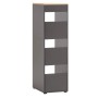 Schildmeyer Hochschrank Solea in Anthrazit mit 3 Wäsche-Einwurfschächten, 154,7 cm hoch.
