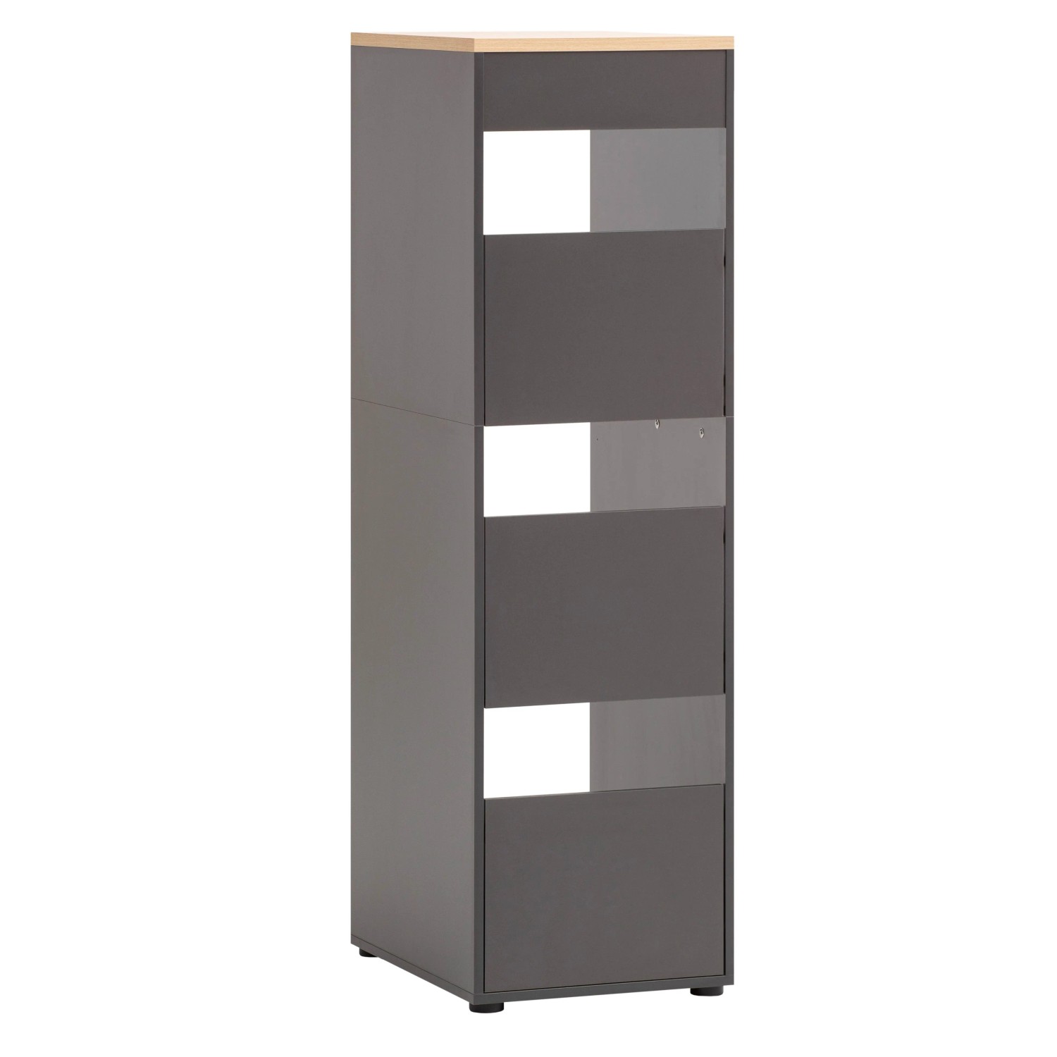 Schildmeyer Hochschrank Solea H 450 Anthrazit 154,7 cm x 60 cm x 45,1 cm