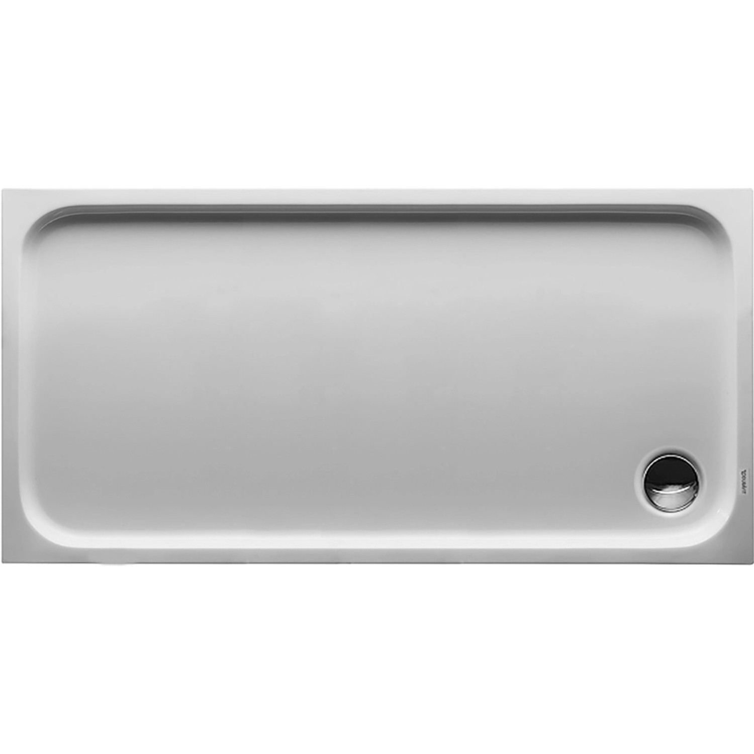 Duravit Duschwanne D-Code 140 cm x 70 cm x 8,5 cm Antislip Weiß