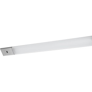 Ledvance LED-Unterbauleuchte Cabinet Corner, 2er-Set, 55 cm, silbernes Aluminiumgehäuse.