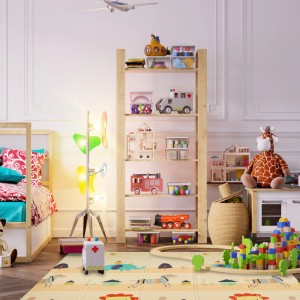 Relaxdays Spielmatte XPE Schaumstoff PE Beschichtung Bunt Faltbar Abwaschbar 200 cm x 180 cm 1 kg