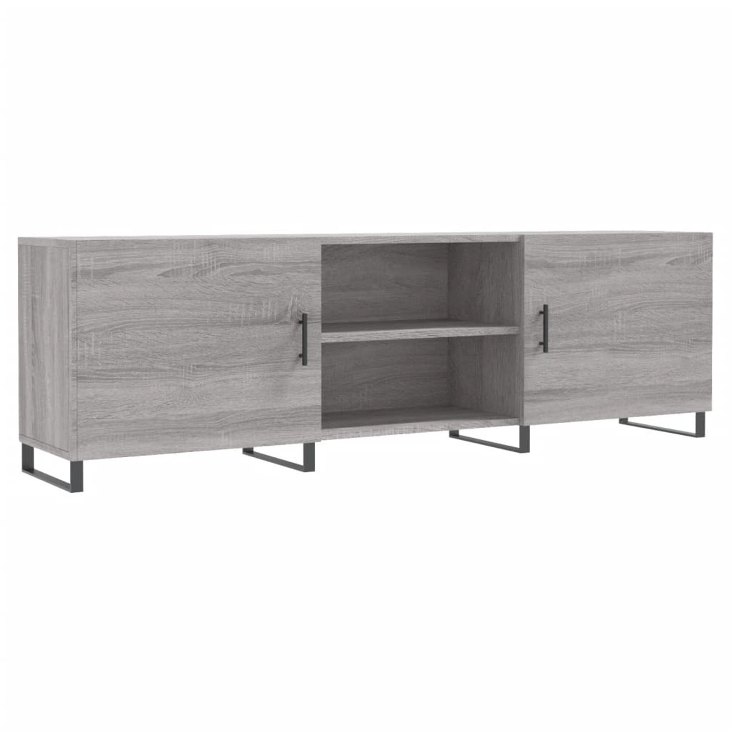 vidaXL TV-Schrank Grau Sonoma 150x30x50 cm Holzwerkstoff 829122