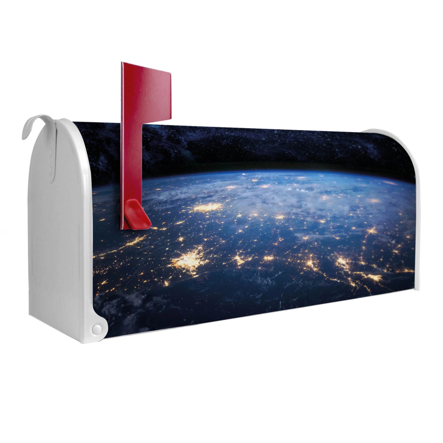 Banjado Amerikanischer Briefkasten Weiß 48x22x16cm US Mailbox Letterbox Pos günstig online kaufen