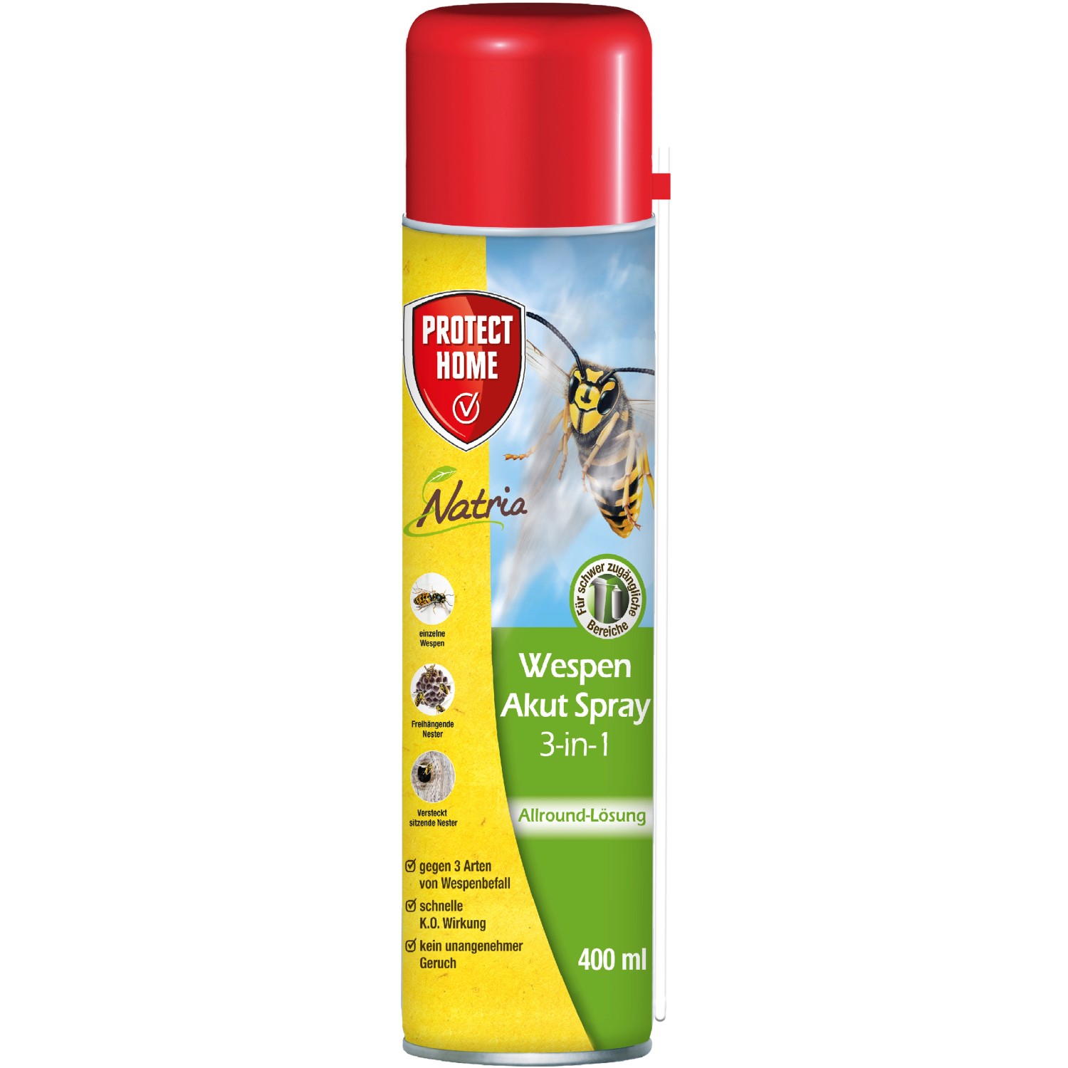 Protect Home Natria Wespen Akut Spray (3-in-1) 400 ml