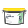 Eimer Profidur Superweiß 800, 2,5 l, matte Dispersionsfarbe für Innen, weiße Wandfarbe.