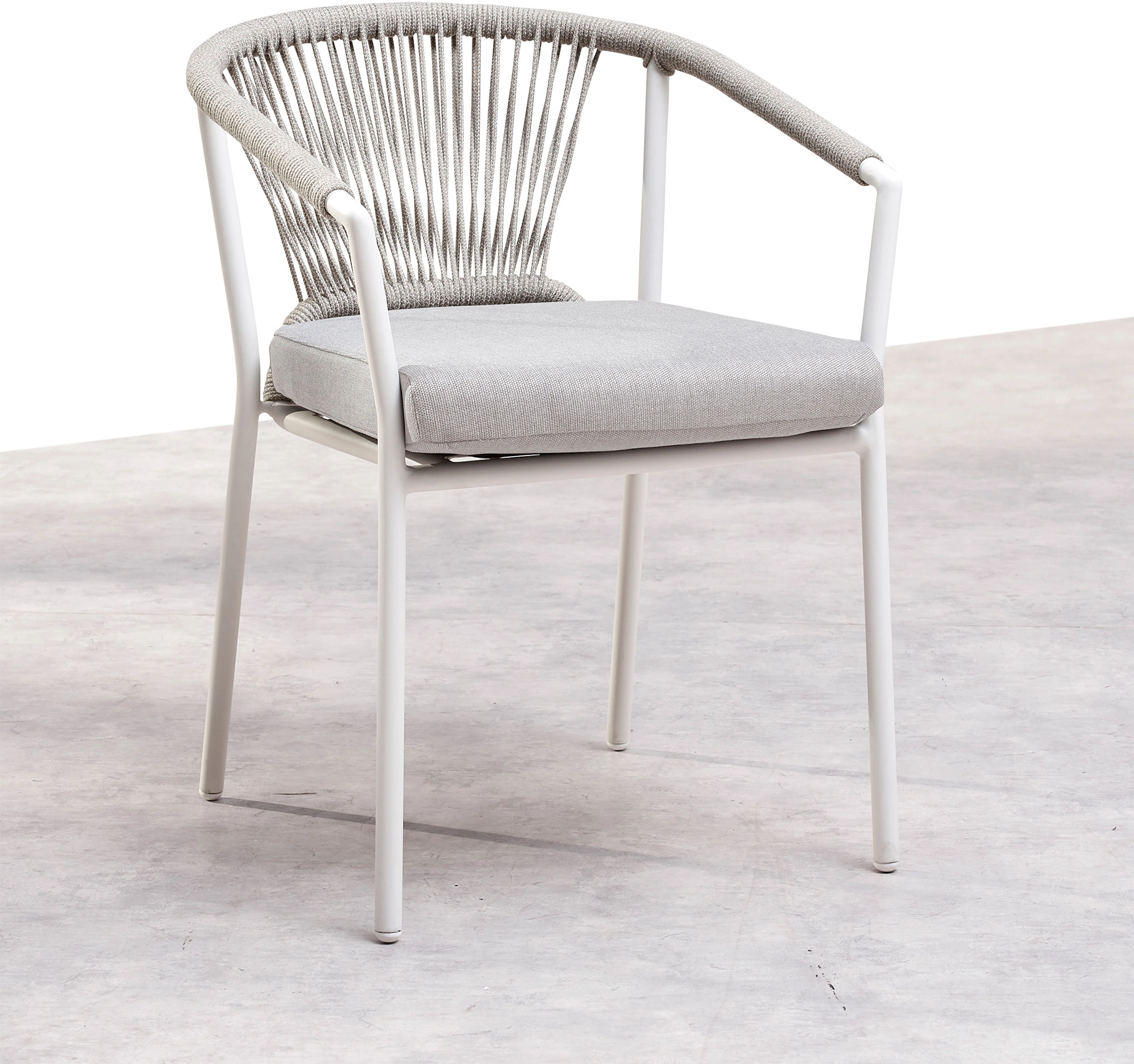 Best Dining-Sessel Matera 59 cm x 61 cm x 79 cm Weiß/Sand kaufen bei OBI