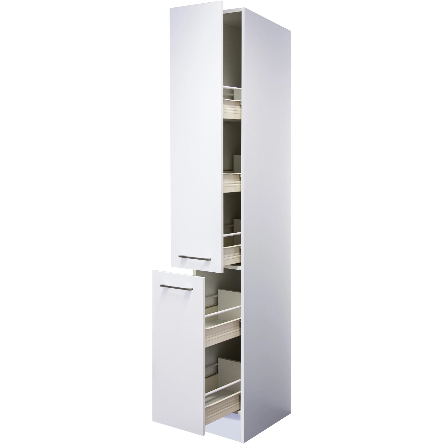 Flex-Well Exclusiv Apotheker-Hochschrank Joelina 30 cm Weiß