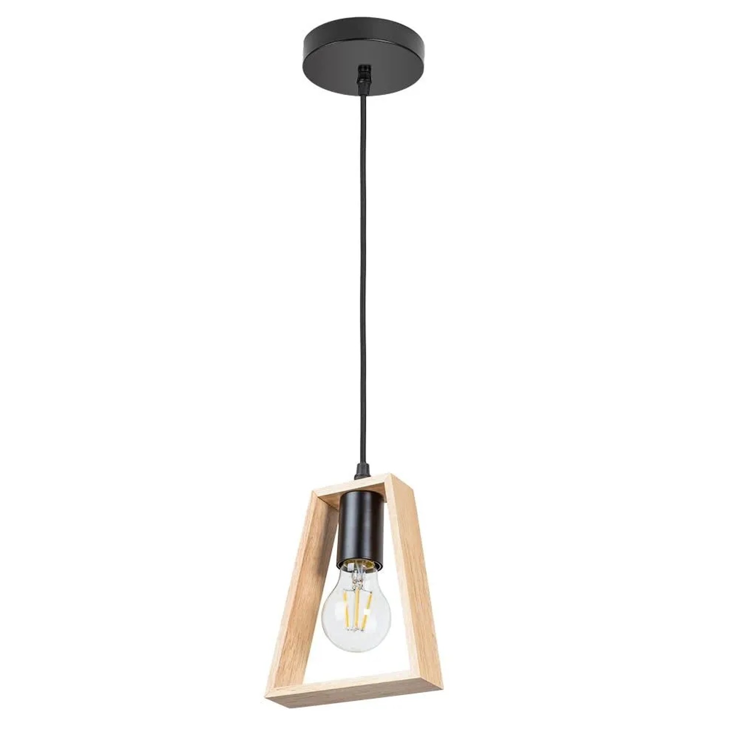 Arte Lamp Pendelleuchte Brussels E27 Schwarz höhenverstellbar