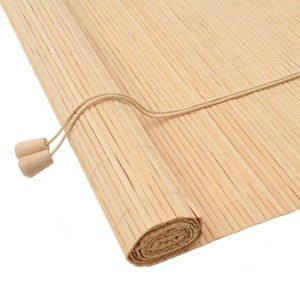 vidaXL Rollo mit Vorhängen Natur 90 x 160 cm Bambus 42006882
