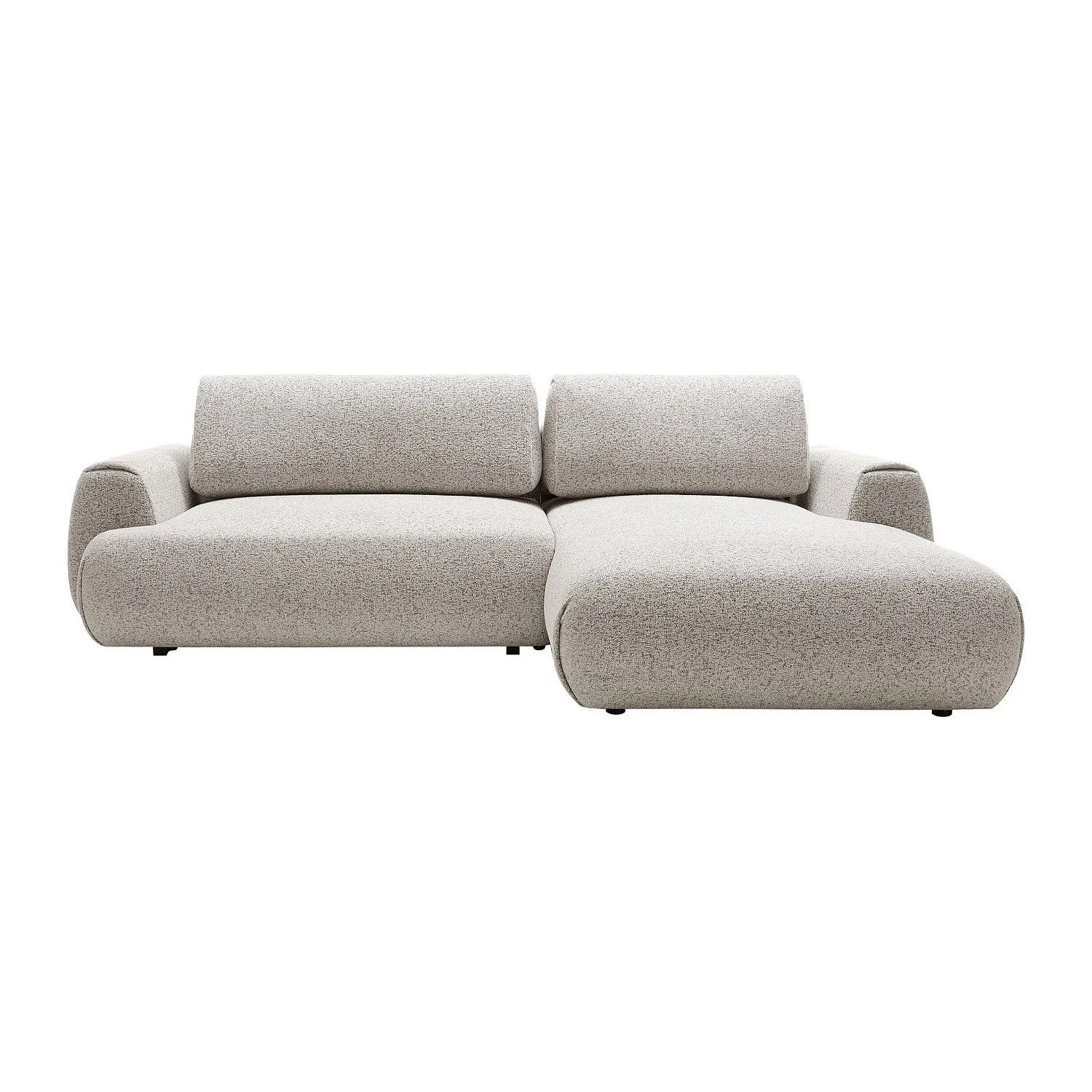 Vente-unique Schlafsofa Monelia Hellgrau 270 cm