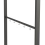 Outsunny GrillPavillon Metall Polyester Beige Schwarz 215B x 150T x 182/220H cm_7