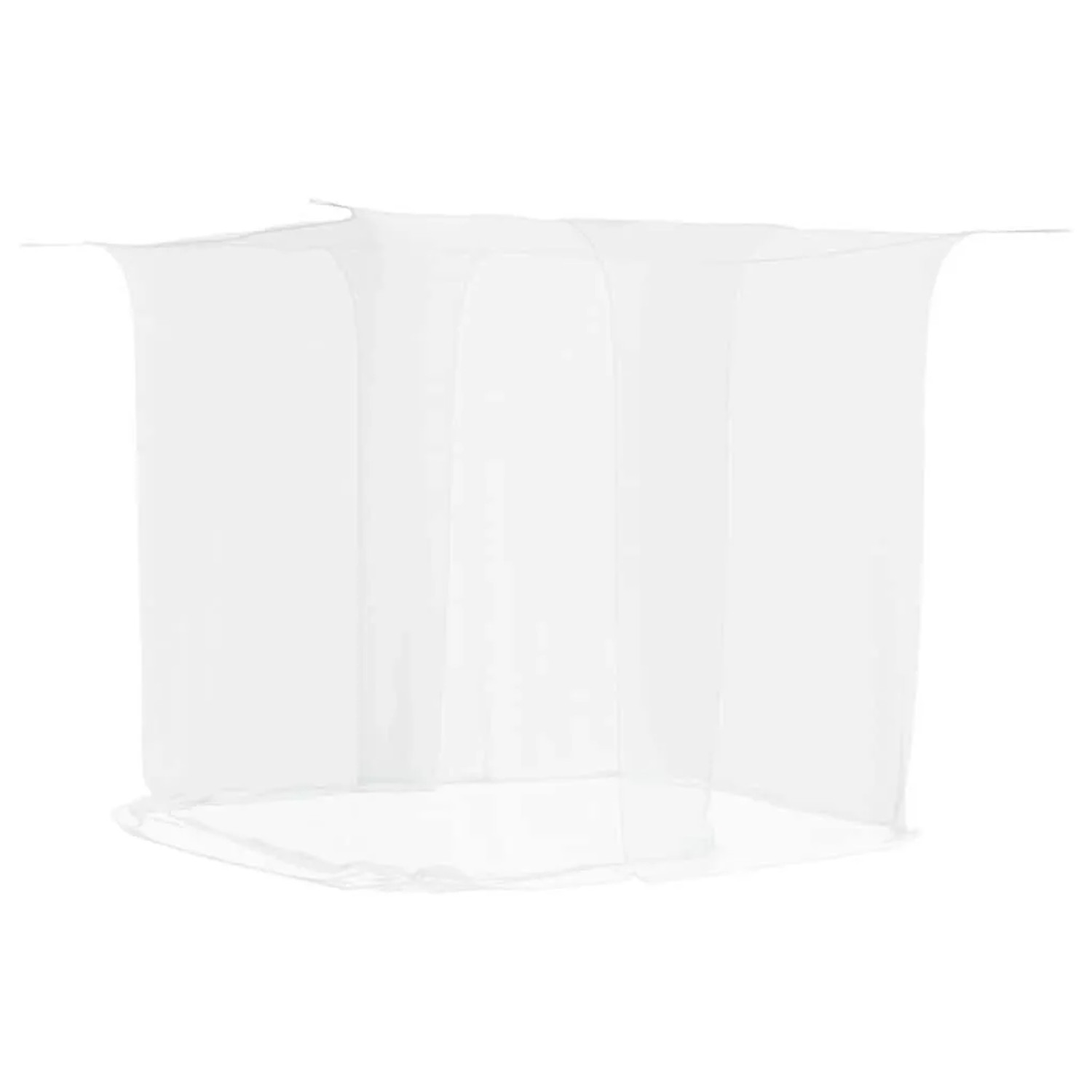 vidaXL Moskitonetz Zum Aufhängen 156 Mesh Weiß 220x200x210 cm 4010057