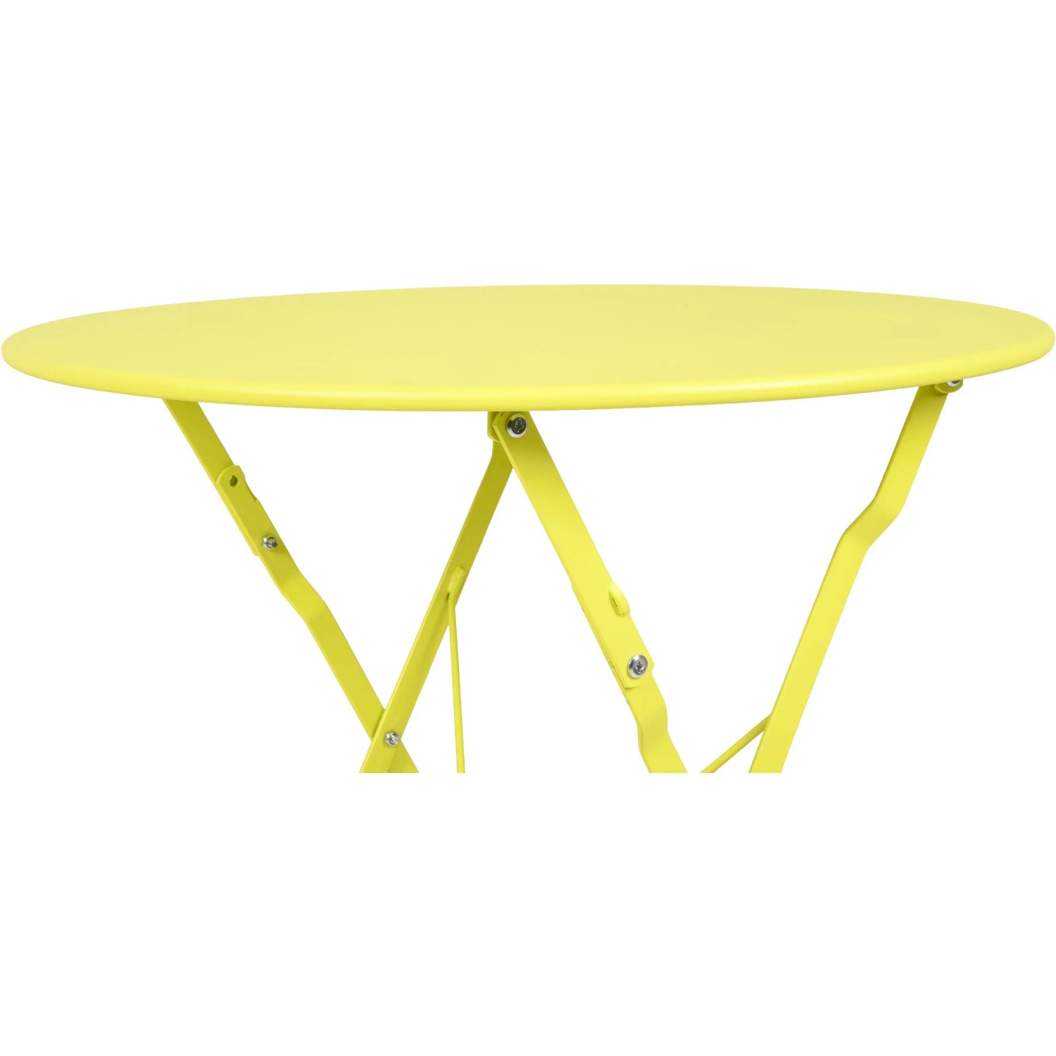 Garden Pleasure Klapptisch TIVIO Rund Eisen Hellgrün Ø 60 cm