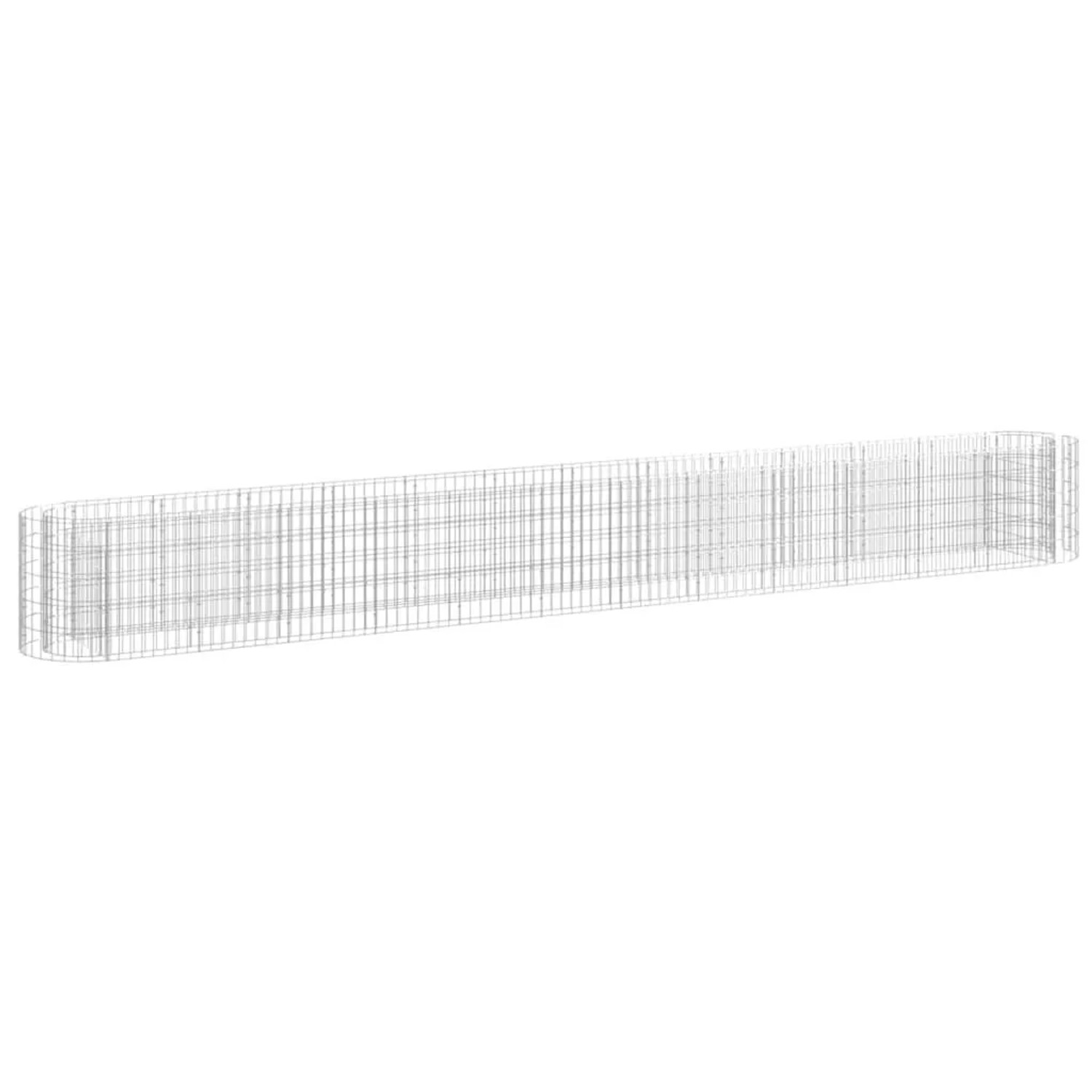 Furnicato Gabionen-hochbeet Verzinktes Eisen 470x50x50 Cm
