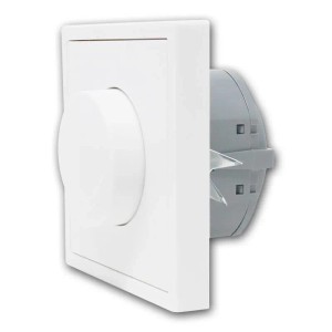 McPower LED Dimmer SHALLOW Weiß 230V 300W mit Rahmen