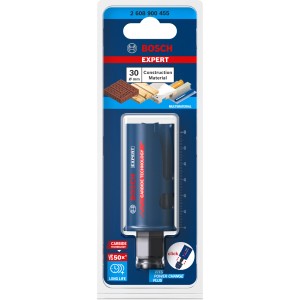 Bosch Expert Lochsäge Construction Material, Ø 30mm, für vielfältige Materialien.