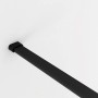 Schwarze Stabilisierungsstange (90cm) für Duschwand aus Glas (6-8mm).