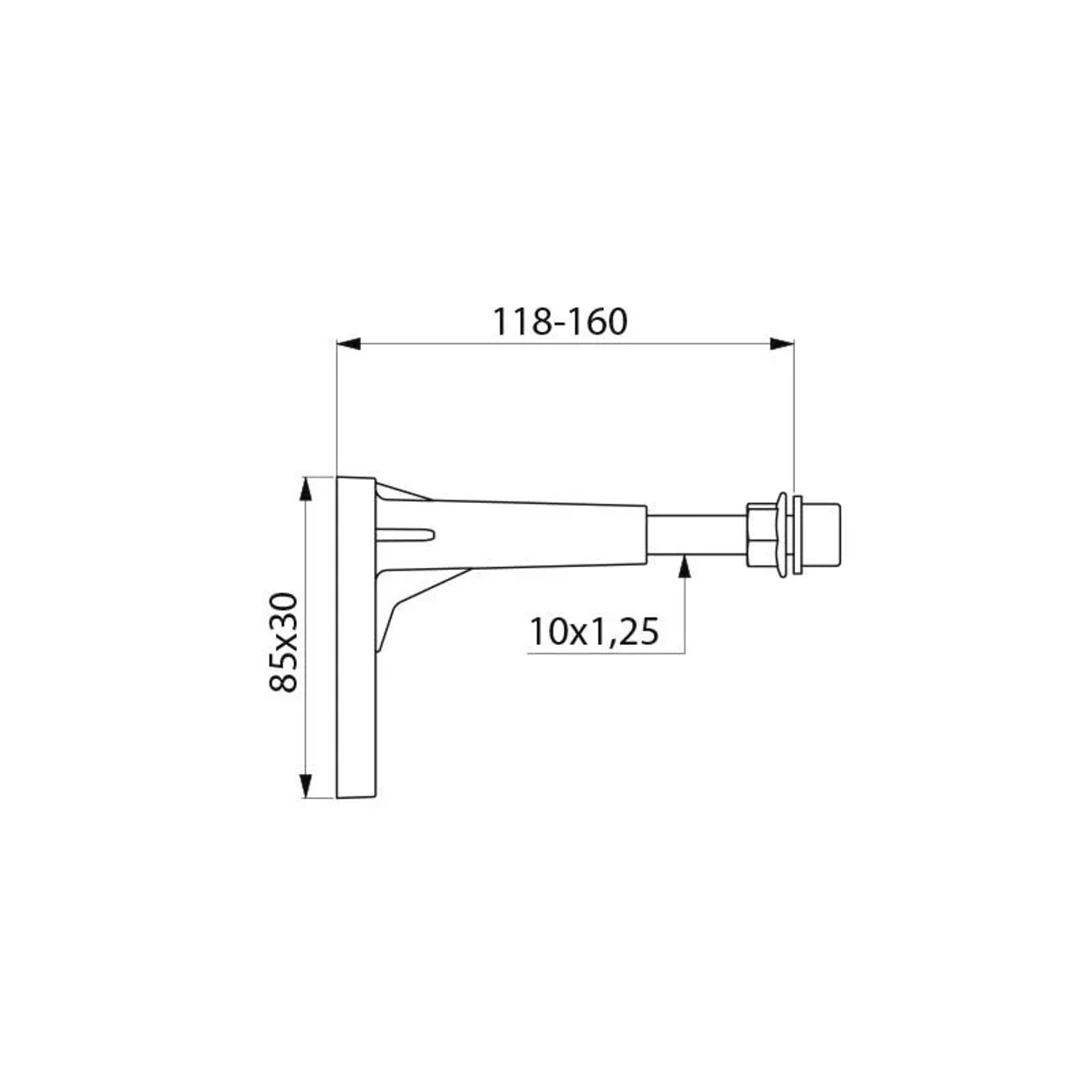 Delabie Wandverankerung für Installationssystem TEMPOFIX 3_2