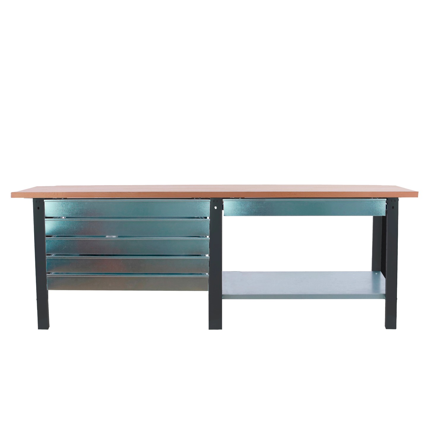 PROREGAL Werkbank BUFFALO WOOD Mit 6x Schublade HxBxT 86,5x210x75cm Traglas günstig online kaufen