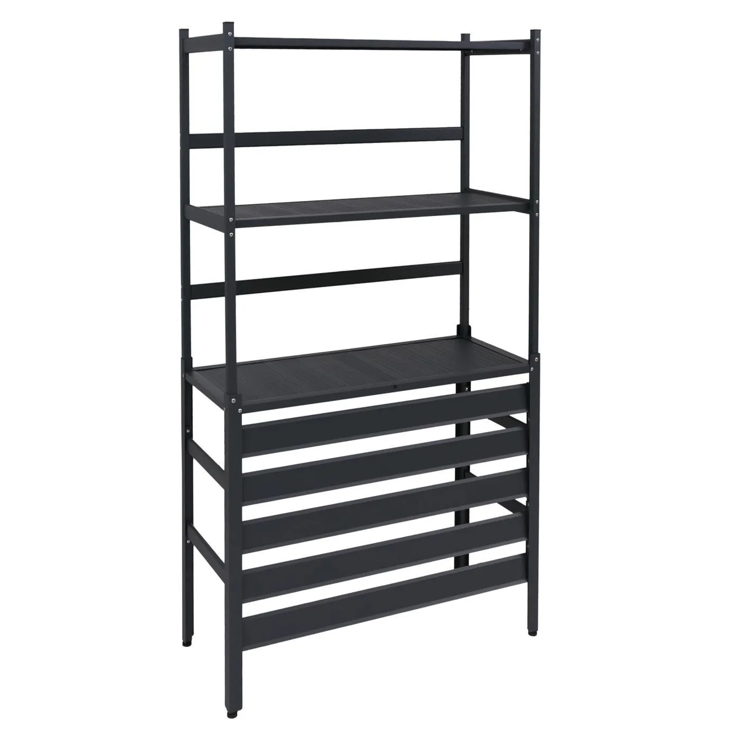 PROREGAL Aluminium Verkleidung Für Klimaanlage Wärmetauscher HxBxT 163x90x38cm Abdeckung Schutzgitter Regal Anthrazit