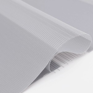 Graues Sekey Doppelrollo 80x100cm, blickdicht, für Fenster, ohne Bohren.
