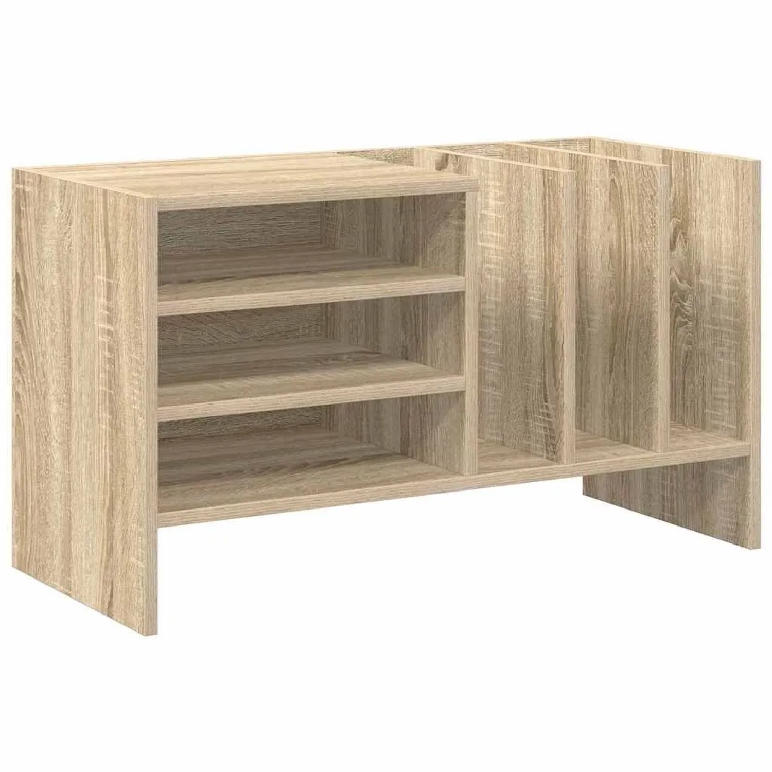 vidaXL Schallplattenschrank mit Regal Sonoma-Eiche 78,5 x 35 x 45 cm 891074