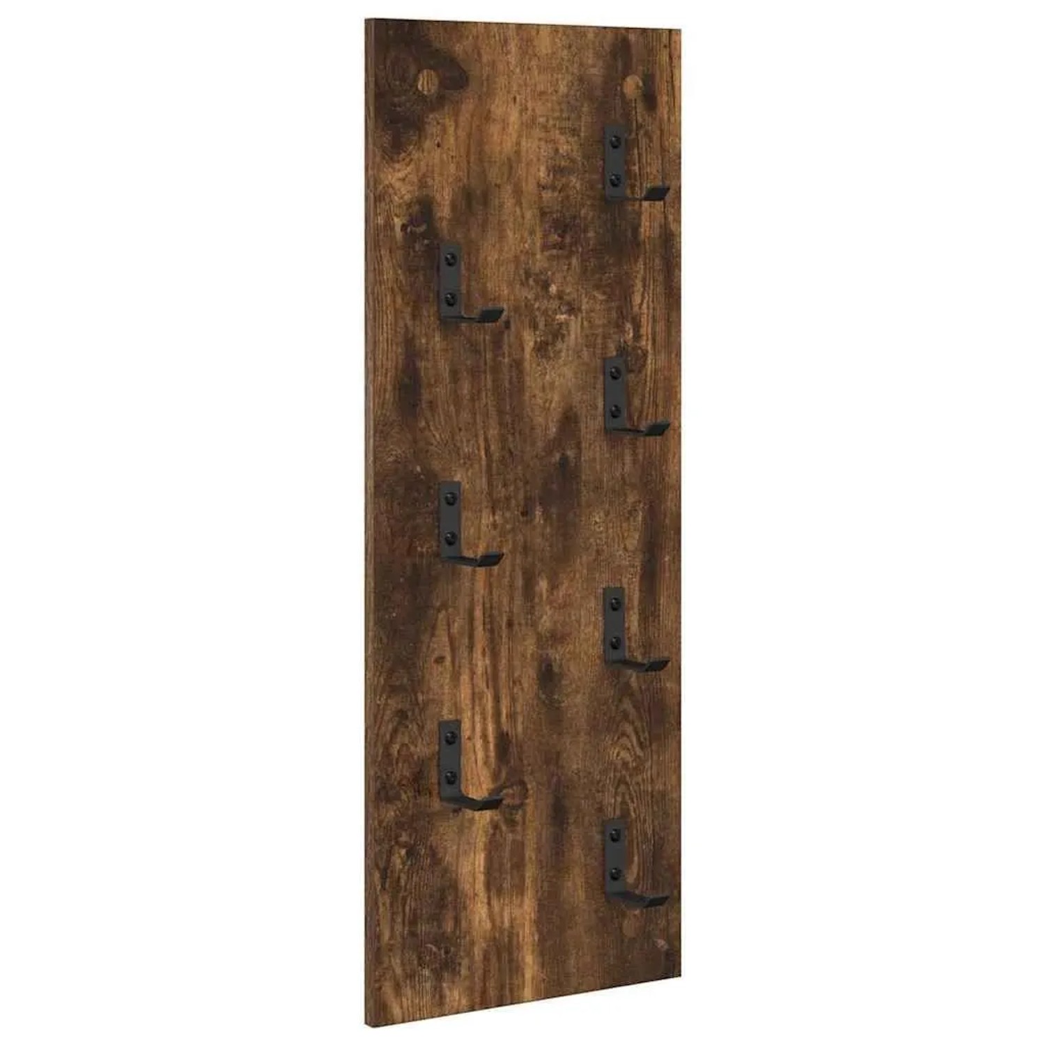 vidaXL Wandmontierter Nachttisch Geräucherte Eiche 30 x 1,5 x 80 cm 874471