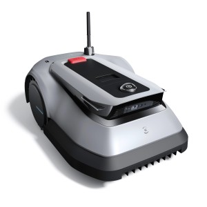 Ecovacs GOAT G1-800 Mähroboter, grau, für Flächen bis 800m², mit Antenne.