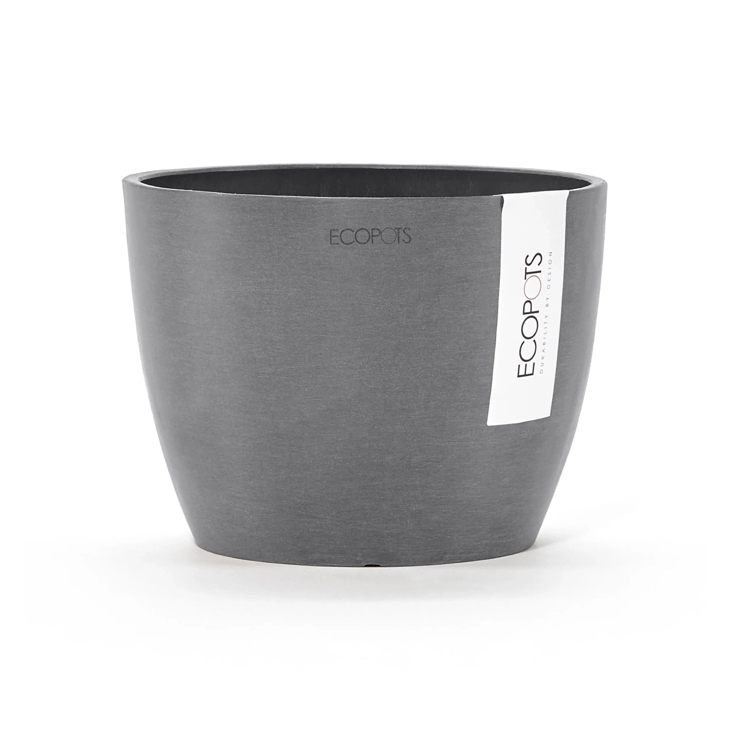 Ecopots Blumentopf Stockholm Grau 16 cm günstig online kaufen