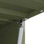 Detailaufnahme: Olivgrüner vidaXL Wandschrank mit Gasdruckfeder für Garagen, Wohnzimmer.