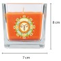 HS Candle Duftkerze Sternzeichen Widder Honigmelone im Glas, orange.