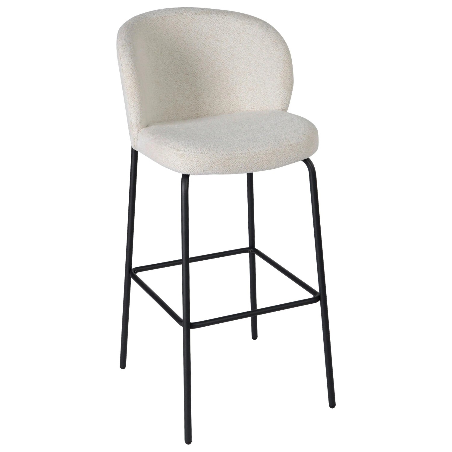 Premium Living Barhocker in Beige/Schwarz