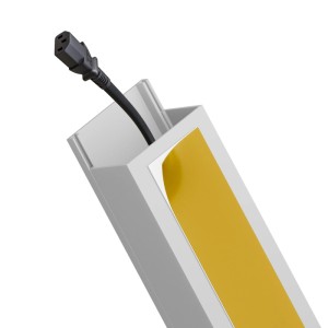 EDO Kabelkanal 40x25 mm Weiß 2m Selbstklebender Aufputz Kabelschacht aus PVC