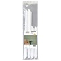 Schöner Wohnen Rahmenset Elegant 3, 39x59cm, weiße Zierprofile für Wand- und Deckengestaltung.