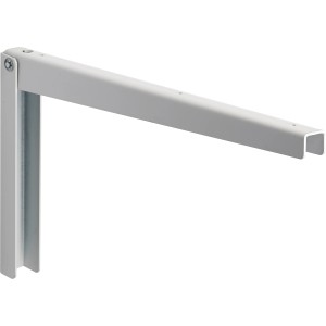 Weiße OBI Klappkonsole Geras, 38 cm, für Regalböden und platzsparende Lösungen.