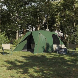 vidaXL Dome Zelt für 4 Personen mit Dach Grün 455 x 252 x 178 cm 42001020