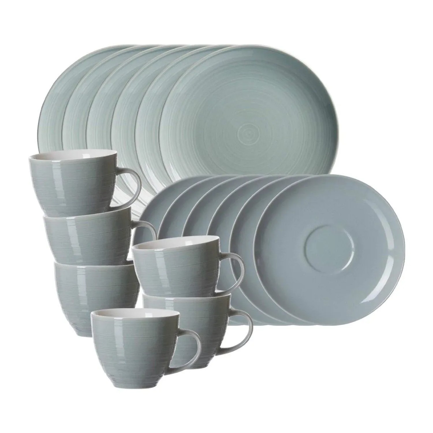 Ritzenhoff & Breker Suomi Kaffeeservice 18-teilig Blau