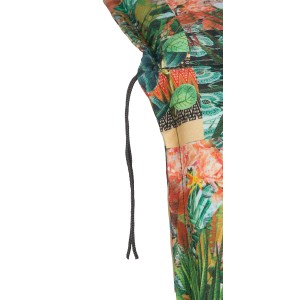 Beo Sitzauflage Hochlehner Texas 6er Set mit Dschungel-Muster, Detailansicht.