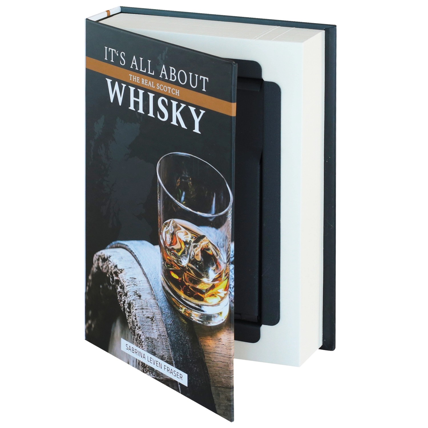HMF 80701 Buchtresor Geldkassette  19 x 13 x 4 cm Whisky günstig online kaufen