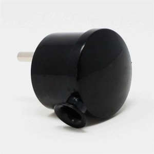 world-trading-net Schutzkontakt Winkel-Stecker WTN-III Schwarz 2P+Z