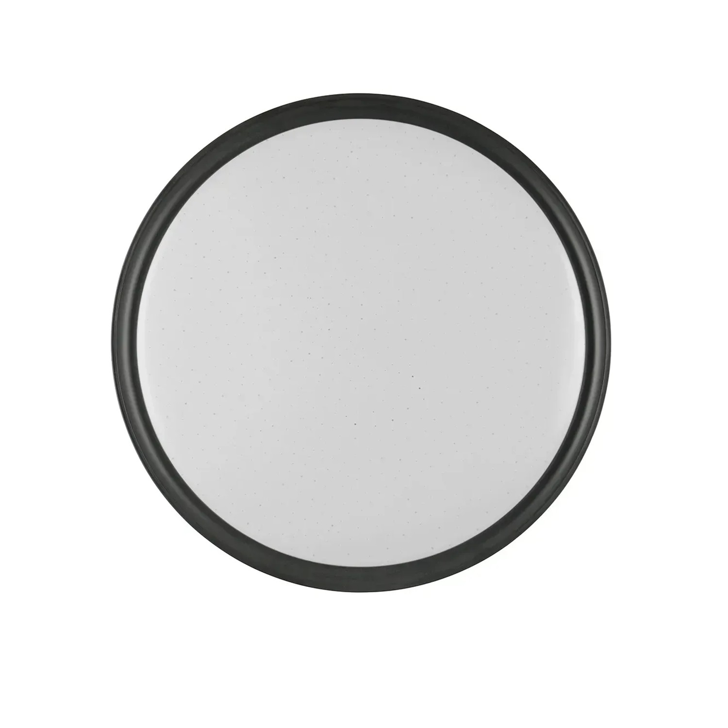 Schwarze, runde Reality LED-Deckenleuchte Solit, matt. Moderne LED Lampe für Wohnräume.