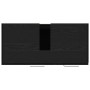 vidaXL Waschbeckenunterschrank in Schwarz Eichen-Optik, 63x30x54 cm.