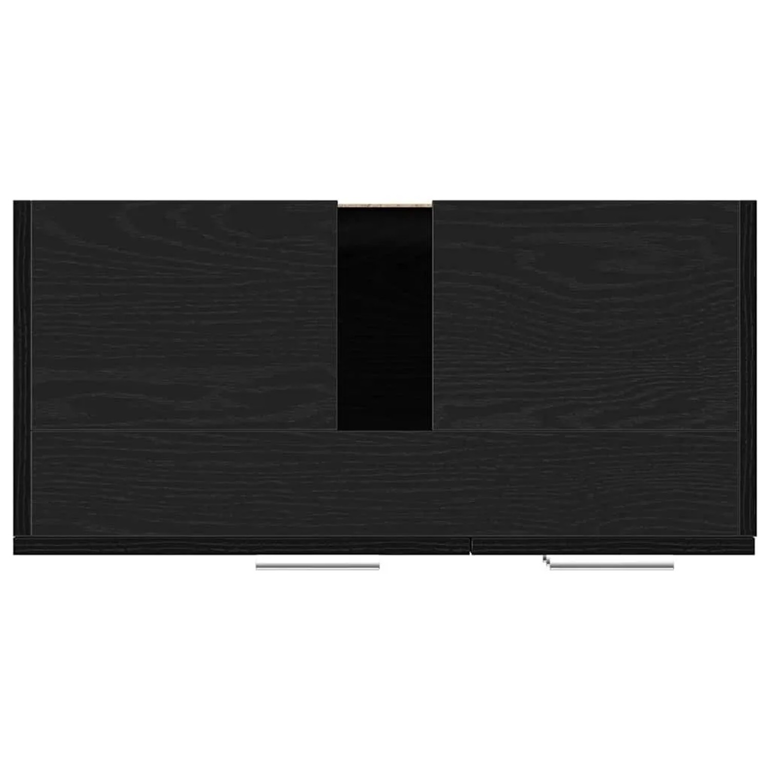 vidaXL Waschbeckenunterschrank in Schwarz Eichen-Optik, 63x30x54 cm.