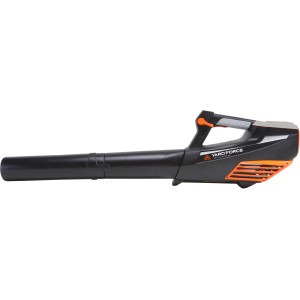 Yard Force Akku-Laubbläser LB M20W Solo, Laubbläser mit Akku-Antrieb in Schwarz und Orange.