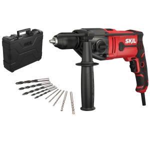 Skil Schlagbohrmaschine 6745GA (1.050 W) mit Zubehör und Koffer.