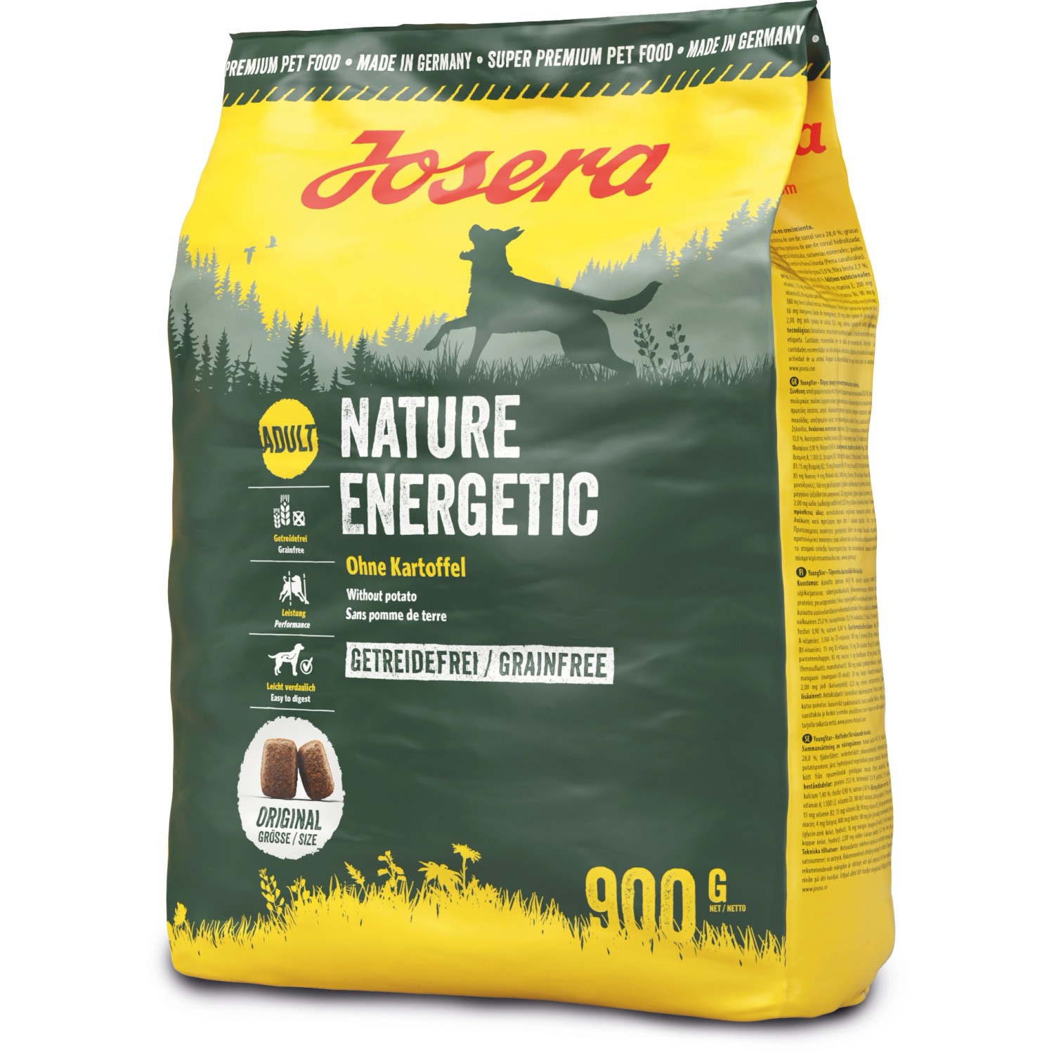 Josera Hunde-Trockenfutter Nature Energetic Hund 900 g