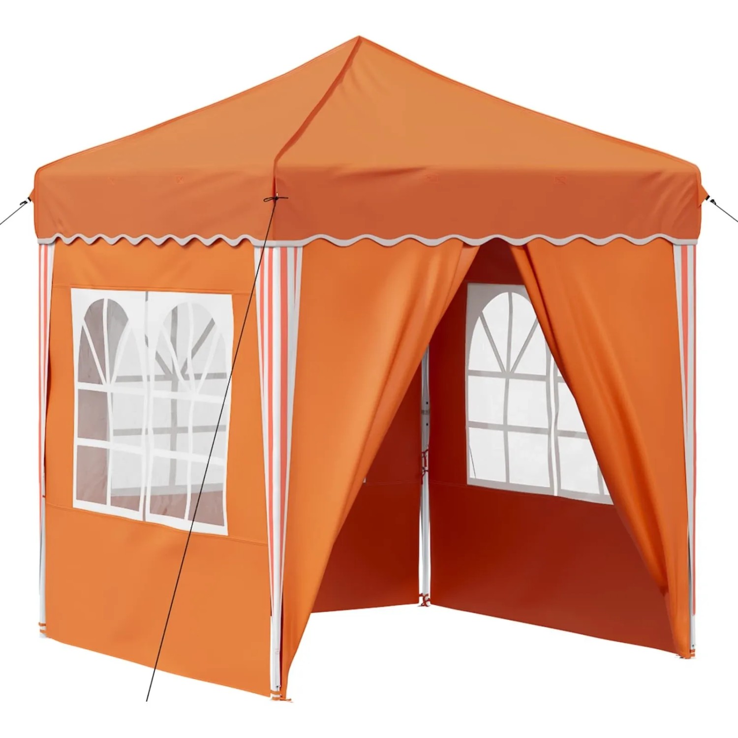 vidaXL Pop-up Partyzelt Orange 195 x 195 x 245 cm Oxford-Stoff 42019745