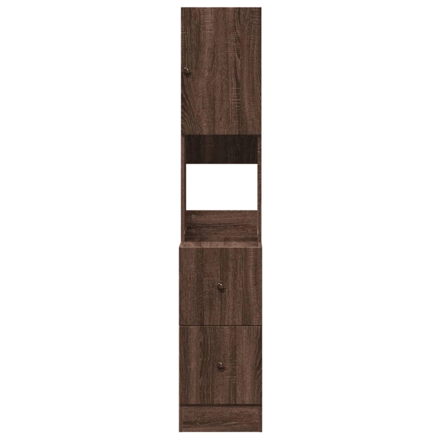 vidaXL Küchenschrank Braun Eichen-Optik 35x50x180 cm Holzwerkstoff