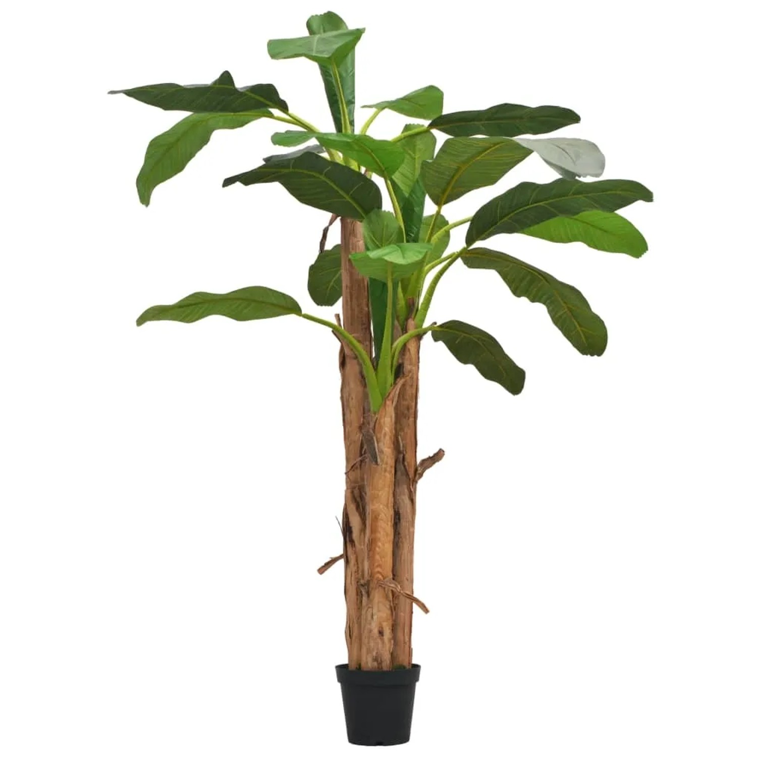 furnicato Künstlicher Bananenbaum mit Topf 250 cm Grün