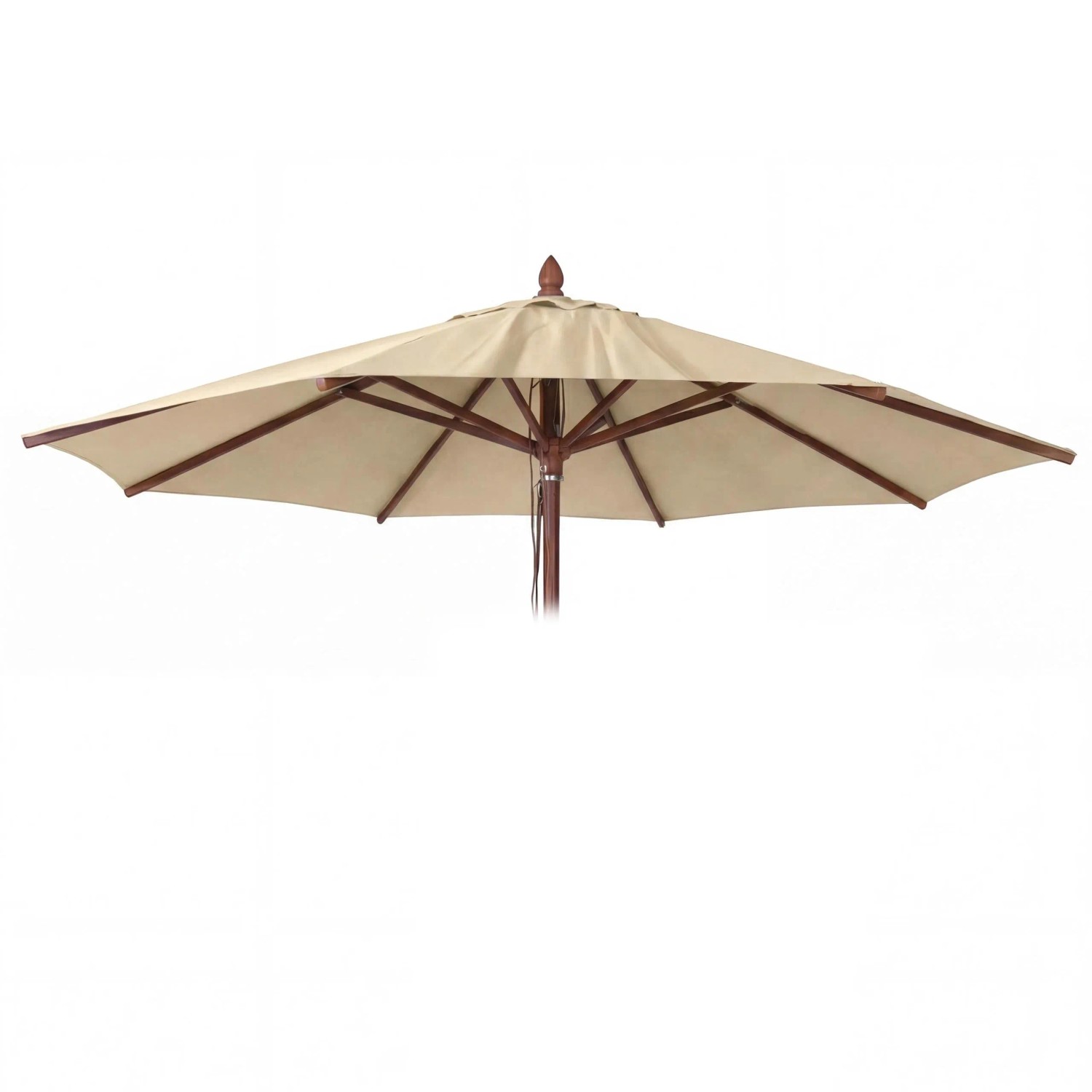 MCW Ersatz-Bezug Für Gastronomie Holz-Sonnenschirm C57b Rund Polyester Creme